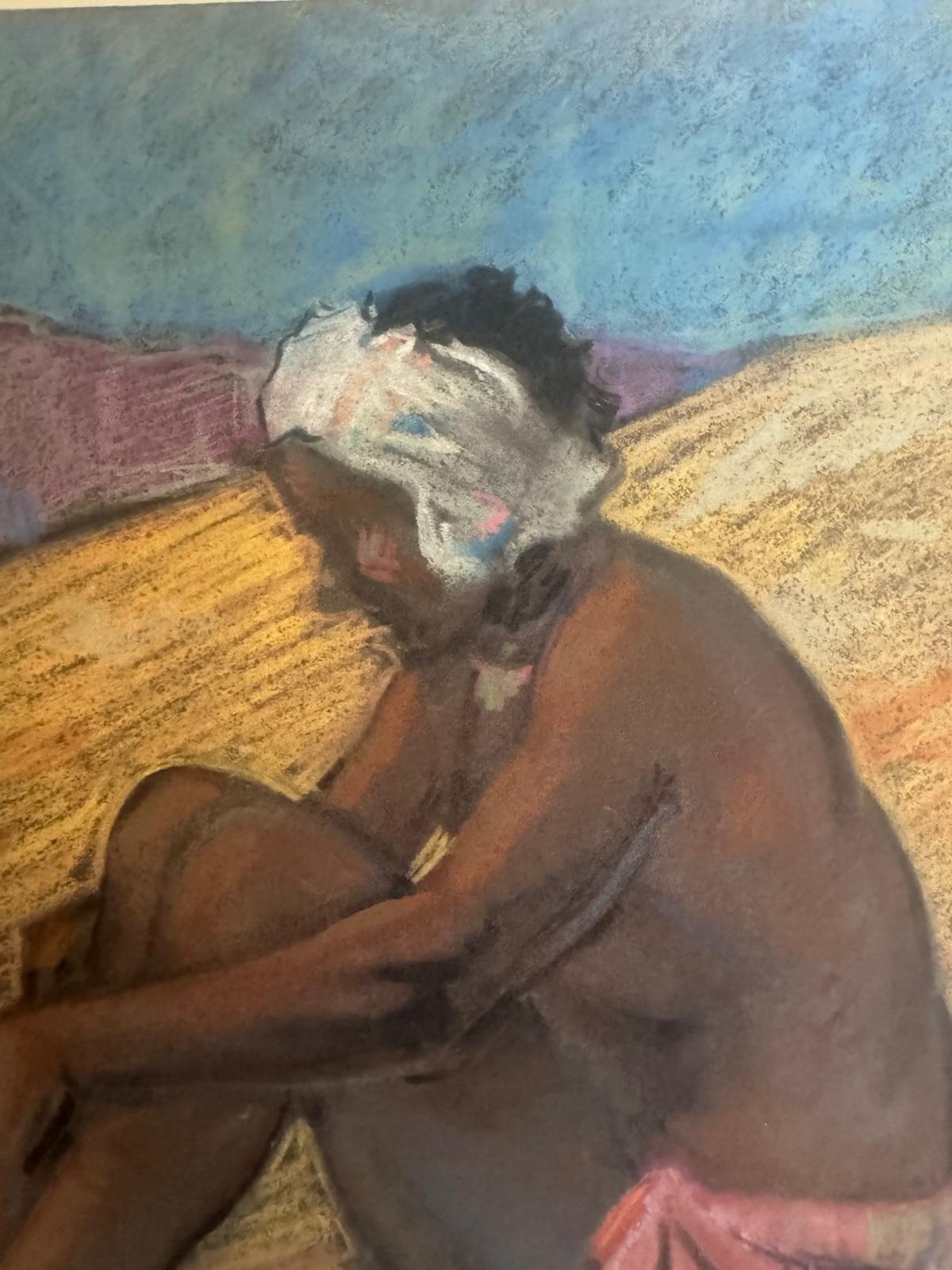 Mid Century Male Portrait by Frederick William George