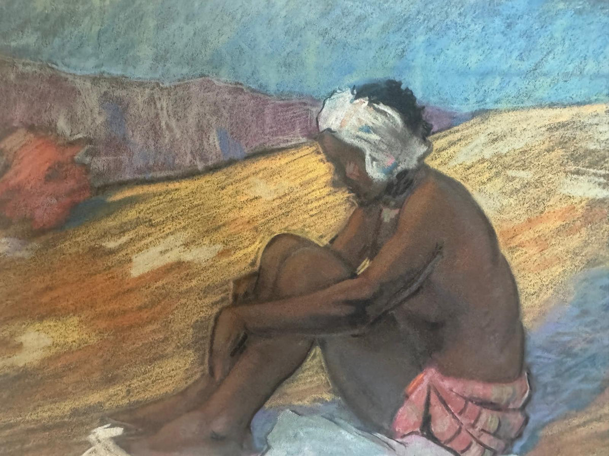 Mid Century Male Portrait by Frederick William George