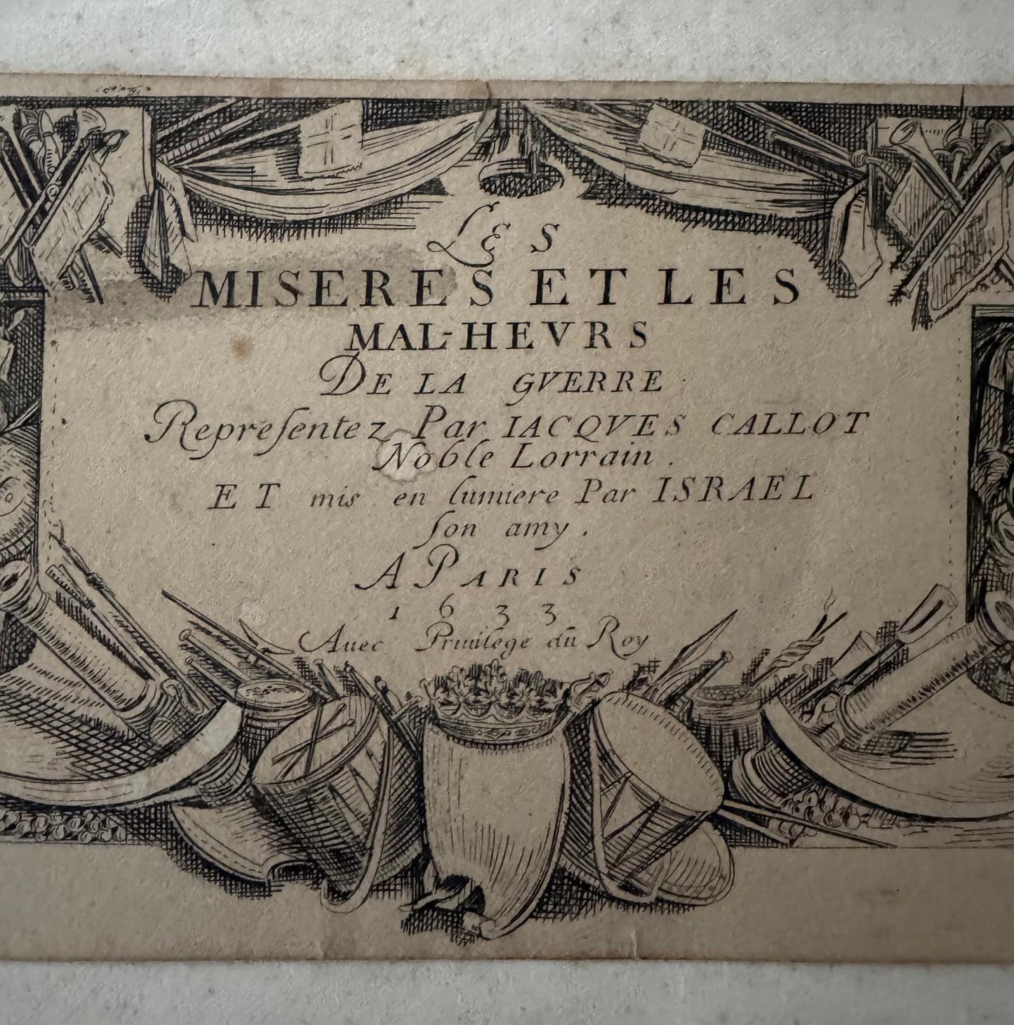 CALLOT, Jacques (1592-1635).Les Grandes Misères de la Guerre (The Miseries and Misfortunes of War).