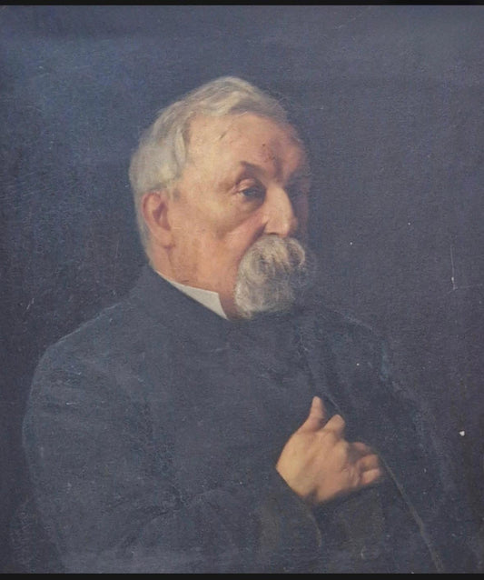 1888 Male Portrait In Guilt Early Frame