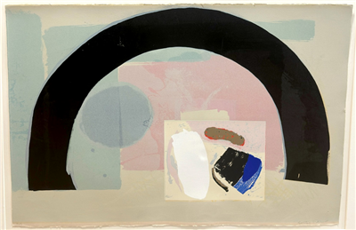 ALISTAIR GRANT 1925 - 1997 SIGNED SCREEN PRINT ABSTRACT SIGNED AND NUMBERED 3/20