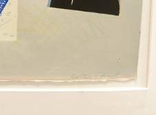 ALISTAIR GRANT 1925 - 1997 SIGNED SCREEN PRINT ABSTRACT SIGNED AND NUMBERED 3/20