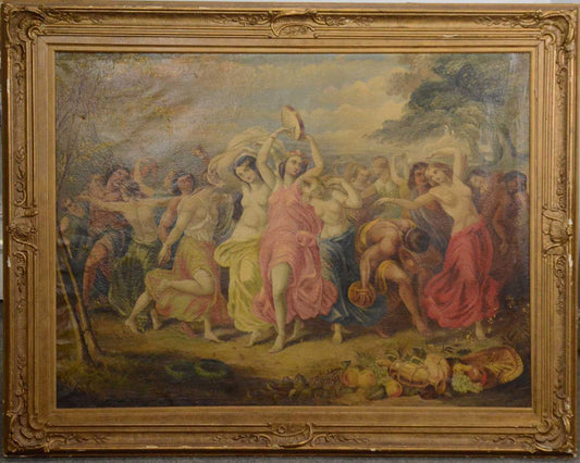 Bacchanalia English School Early 19th Century