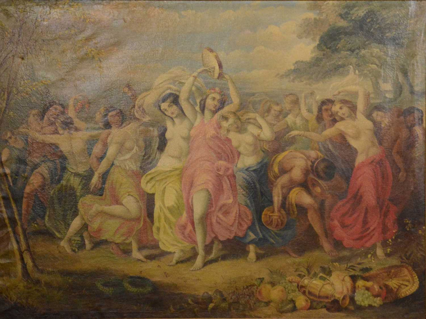 Bacchanalia English School Early 19th Century