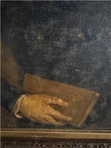 C1830S OIL ON CANVAS PORTRAIT OF A YOUNG BOY - PROVENANCE FROST AND REED (LABEL)