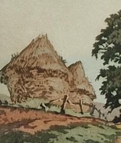 JAMES PRIDDEY 1916 - 1980 SIGNED ETCHING 'MORNING GLORY KENT' OAST HOUSE 1960