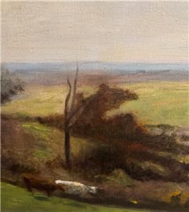 EDWARD FRANCIS WELLS 1876 - 1952 LANDSCAPE IMPRESSIONIST C1900 OIL ON CANVAS