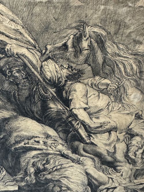 AFTER RUBENS LATE 17TH CENTURY OLD MASTER DRAWING PEN AND INK