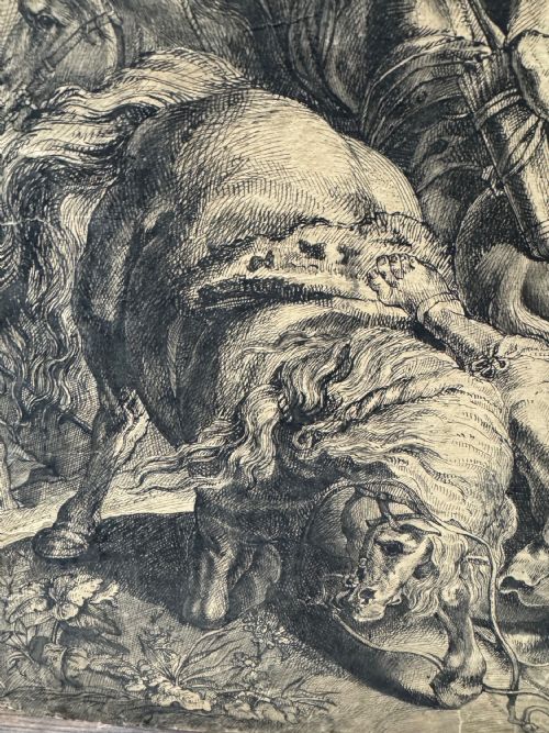 AFTER RUBENS LATE 17TH CENTURY OLD MASTER DRAWING PEN AND INK