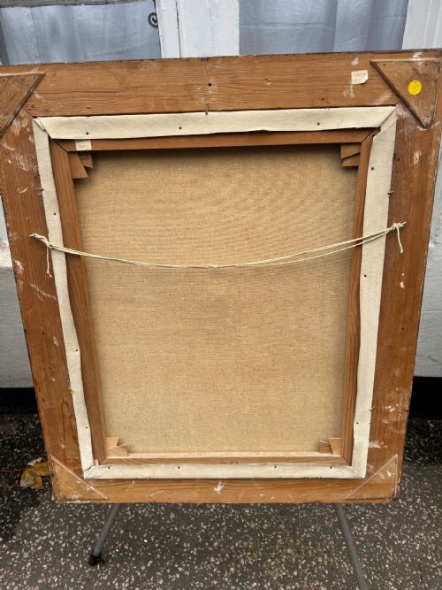 GEORGE MAJEWICZ 1897 - 1965 OIL ON CANVAS DEER IN A LANDSCAPE GERMANY