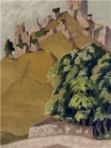 HERBERT GURSCHNER 1901-1975 SIGNED GOUACHE ON CARD - FULL PROVENANCE - SIGNED