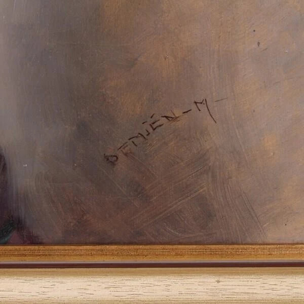 C1930 NUDE PORTRAIT PAINTING - SUPERB QUALITY - FRAMED - FRENCH ART DECO