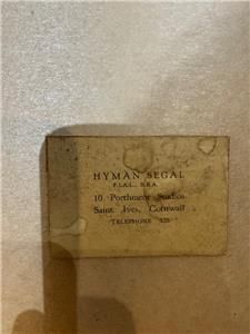 C1950S HYMAN SEGAL 1914 - 2004 CORNISH ST IVES ART -ABSTRACT TROPICAL LANDSCAPE