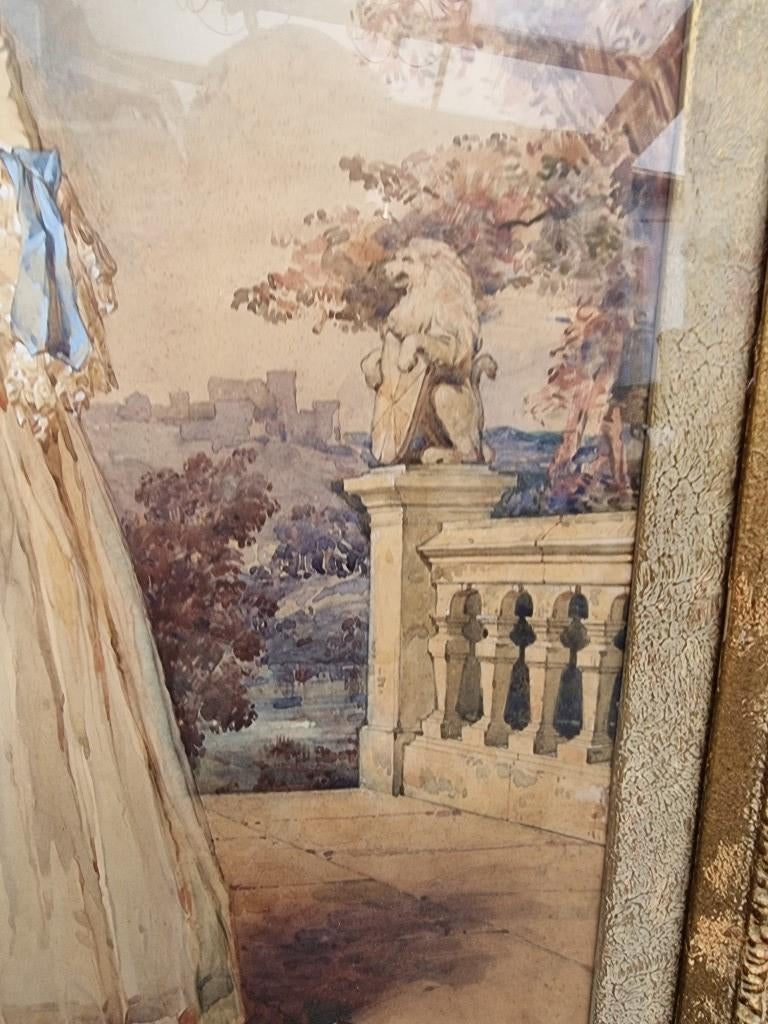 Scuola scozzese del 1840 circa Ritratto di Louisa e Menie Campbell