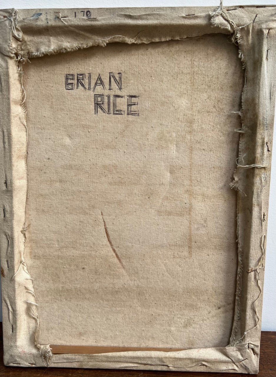 Brian Rice (B1936) Superb Original Abstract c1970