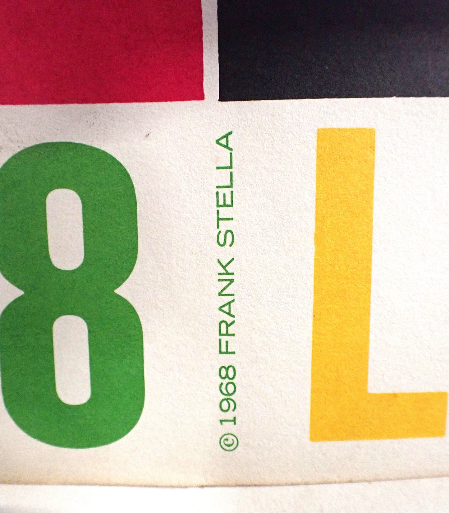 Frank Stella "Merce Cunningham Dance Company- Latin America Tour 68" signed