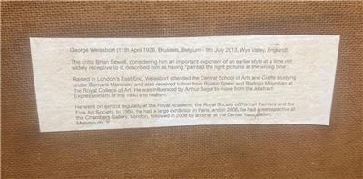 George Weissbort 1928 - 2013  Still Life with Fruit and Vegetables  Oil on Board 1957