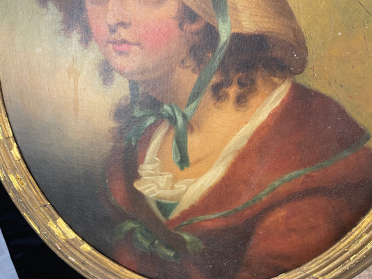 ATT: Thomas Barker di Bath 1769-1847 Coppia di ritratti dipinti ad olio