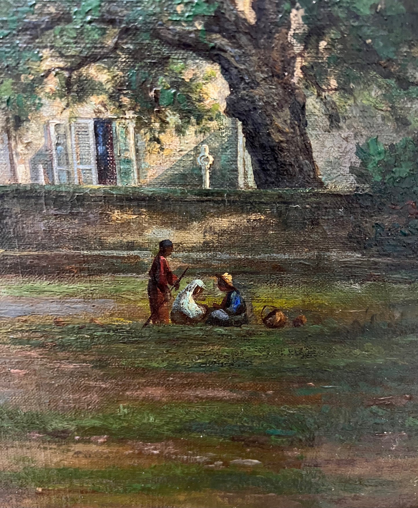INDIA Oil Painting 19th Century