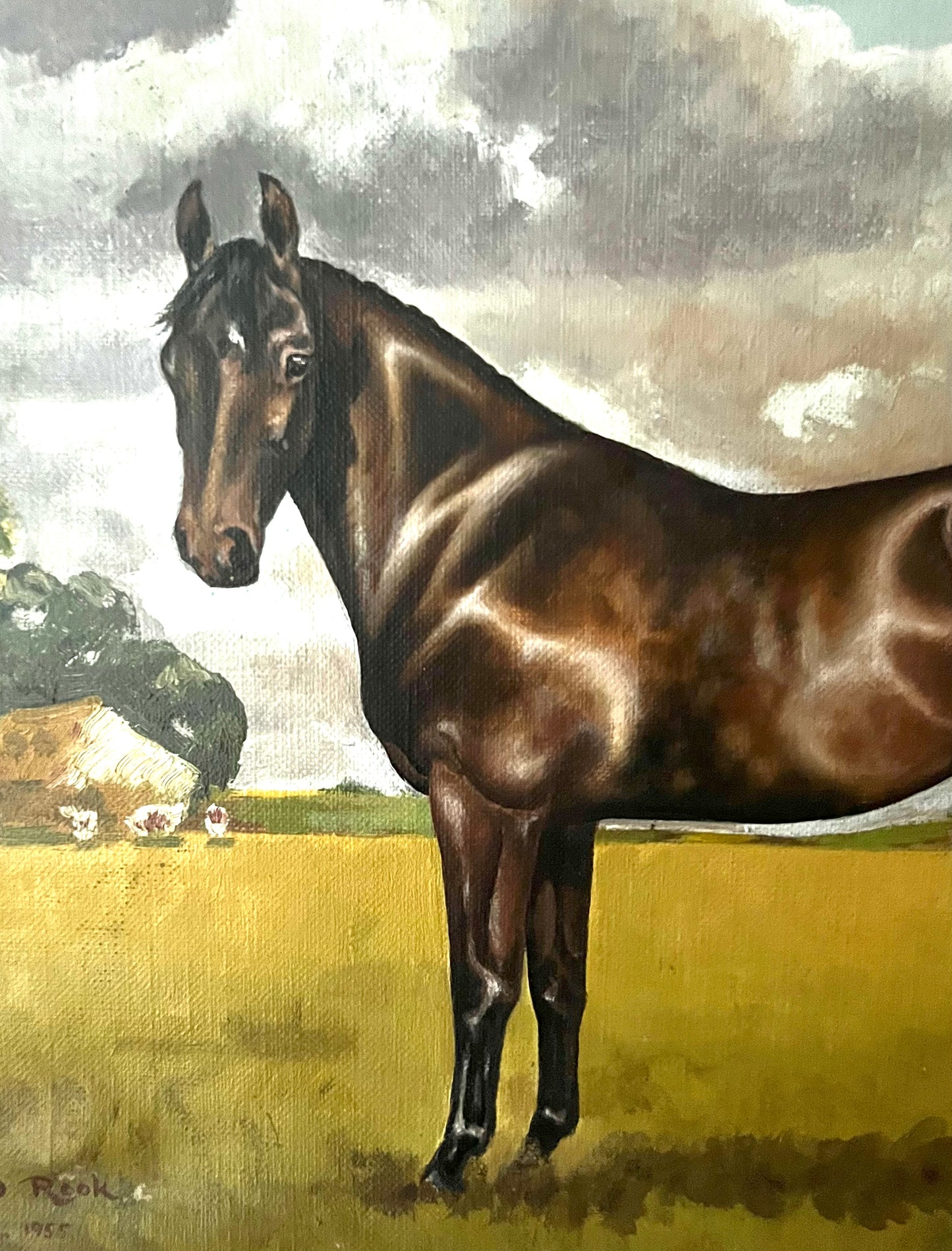 A Pair of Mid Century Horse Portraits