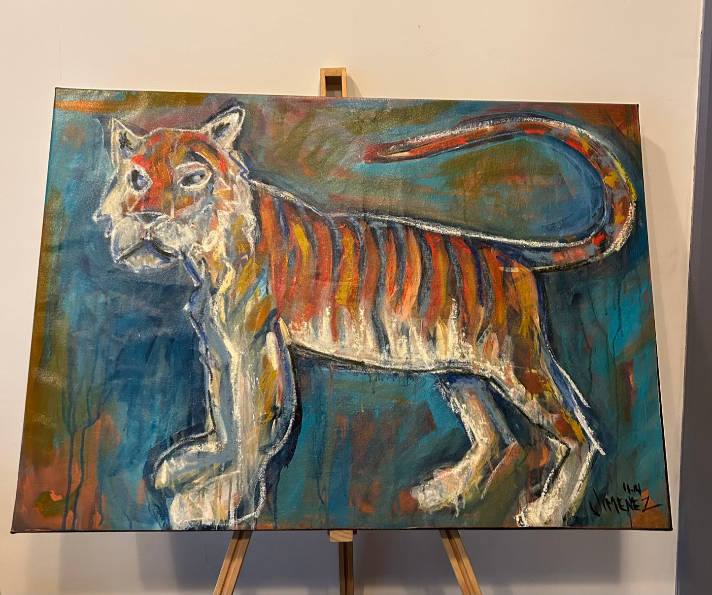 Tiger Folk Art by Jimenez 11-14
