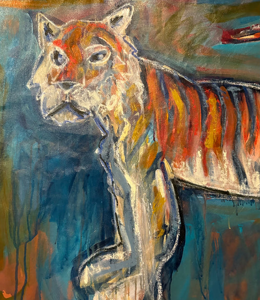 Arte popolare della tigre di Jimenez 11-14