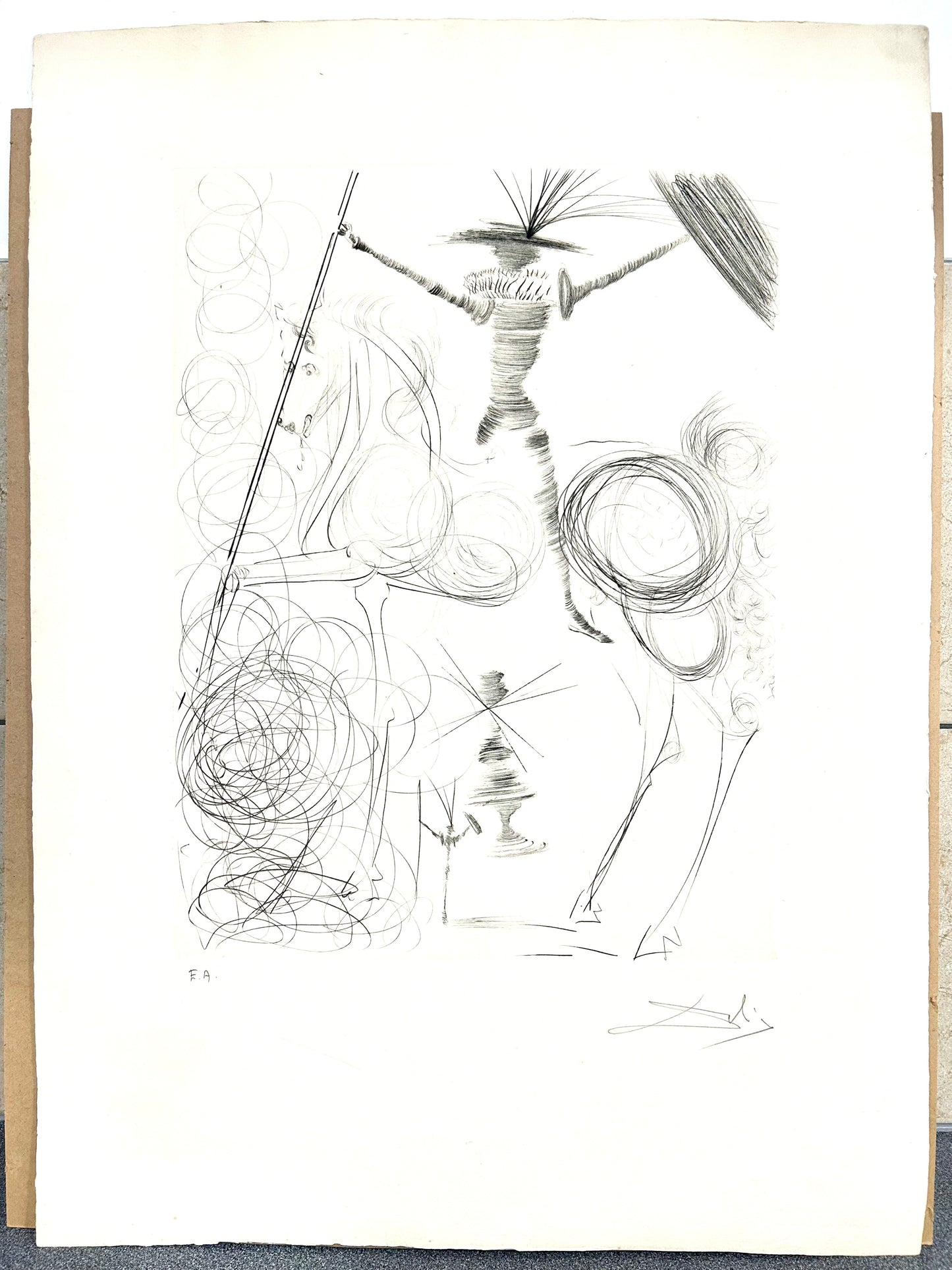 Salvador Dalí    DON QUICHOTTE, 1970