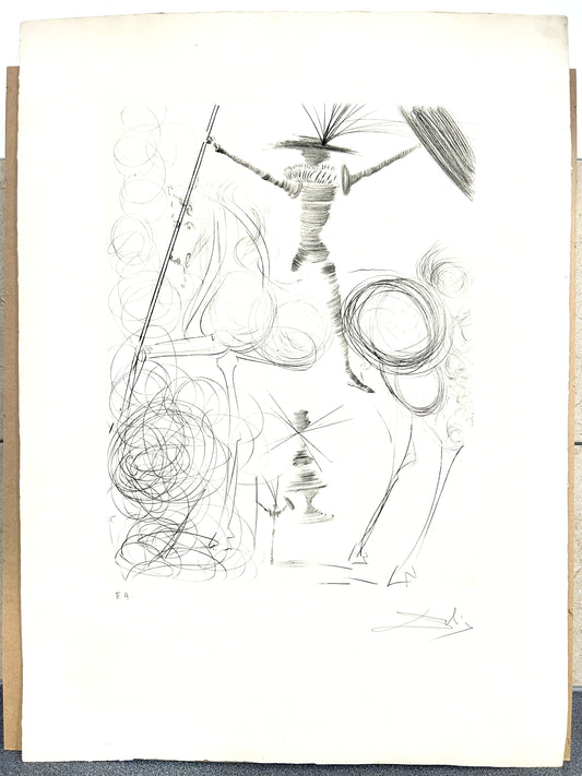Salvador Dalí DON QUICHOTTE, 1970