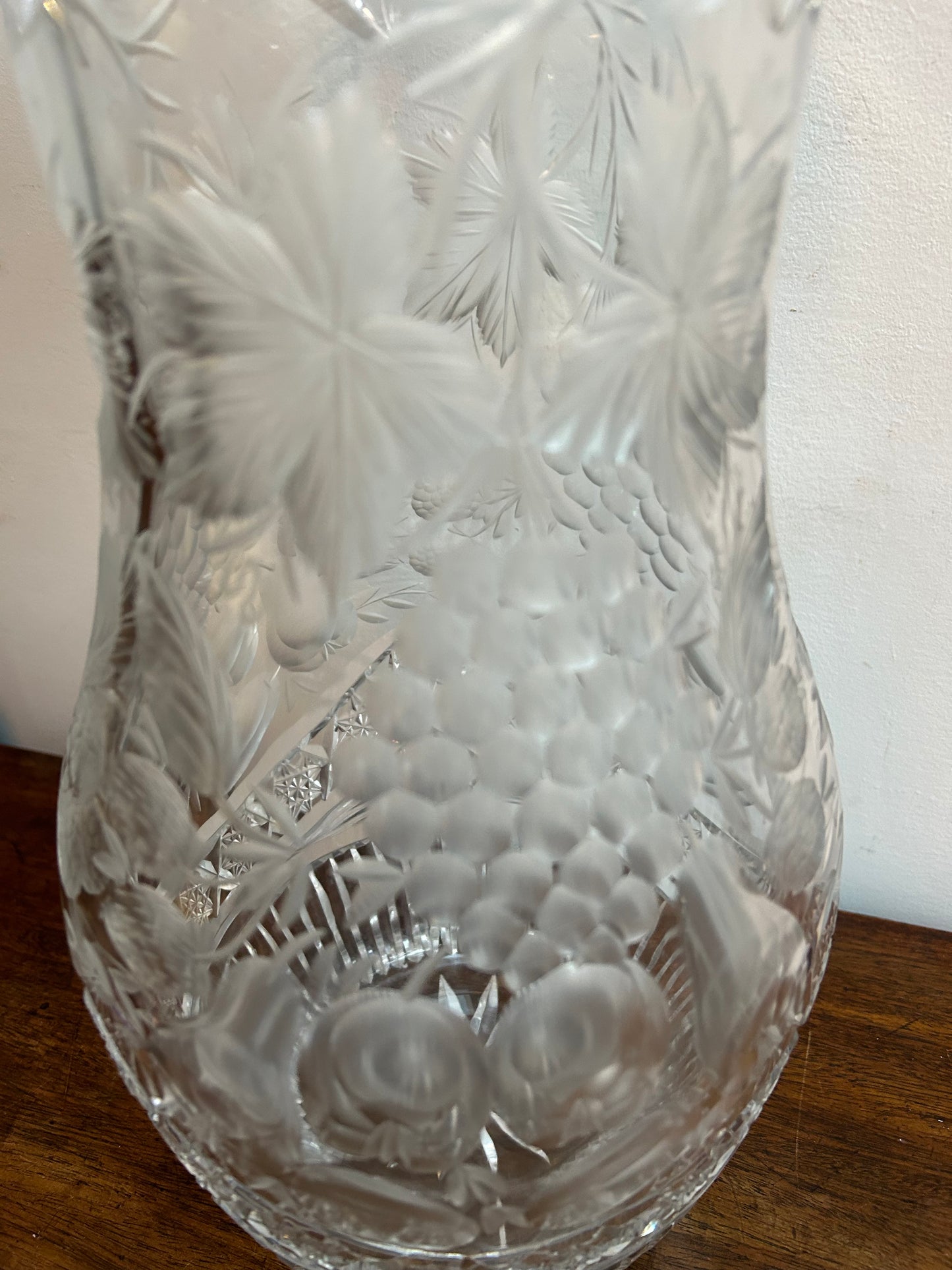 Victorian Cut Glass Vase