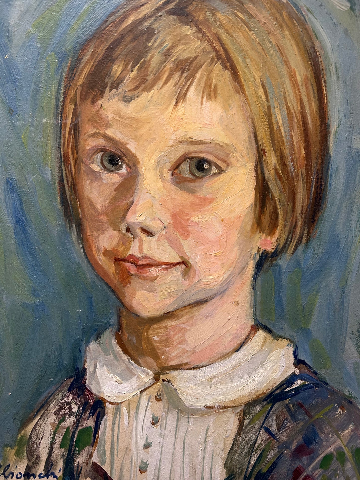Midcentury Portrait of a Young Girl