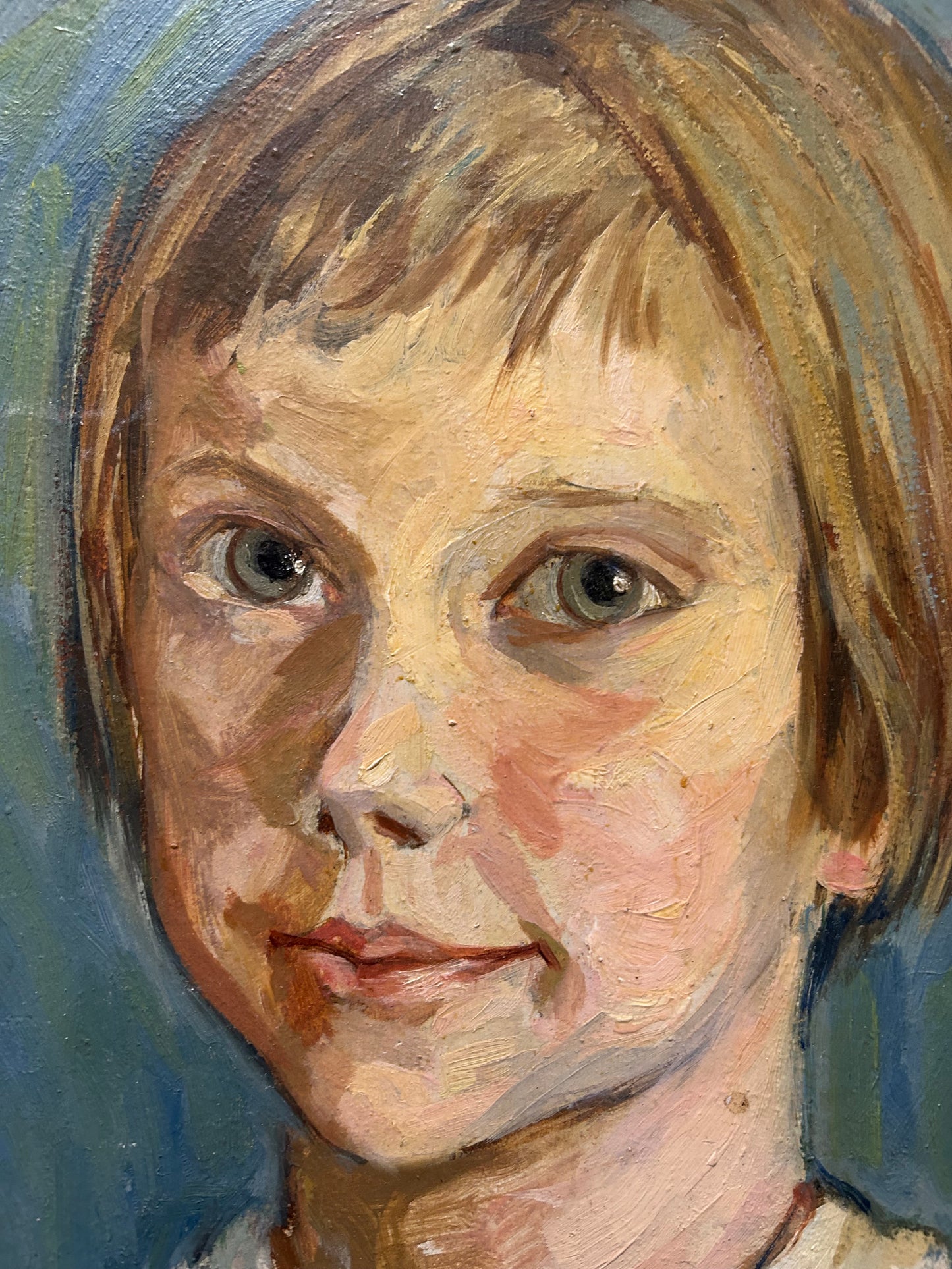 Midcentury Portrait of a Young Girl