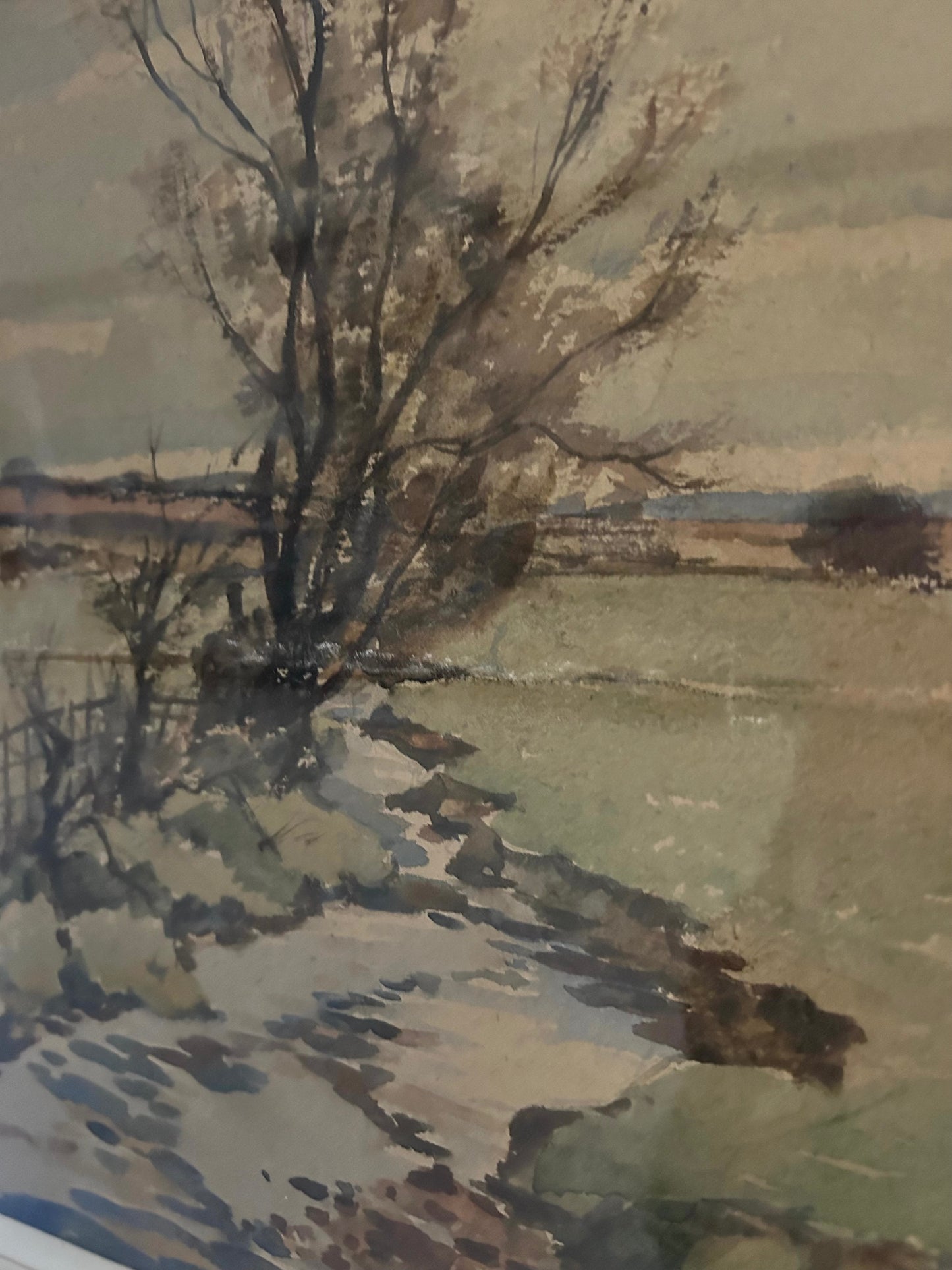 Albert Wagg signed Watercolour title: February