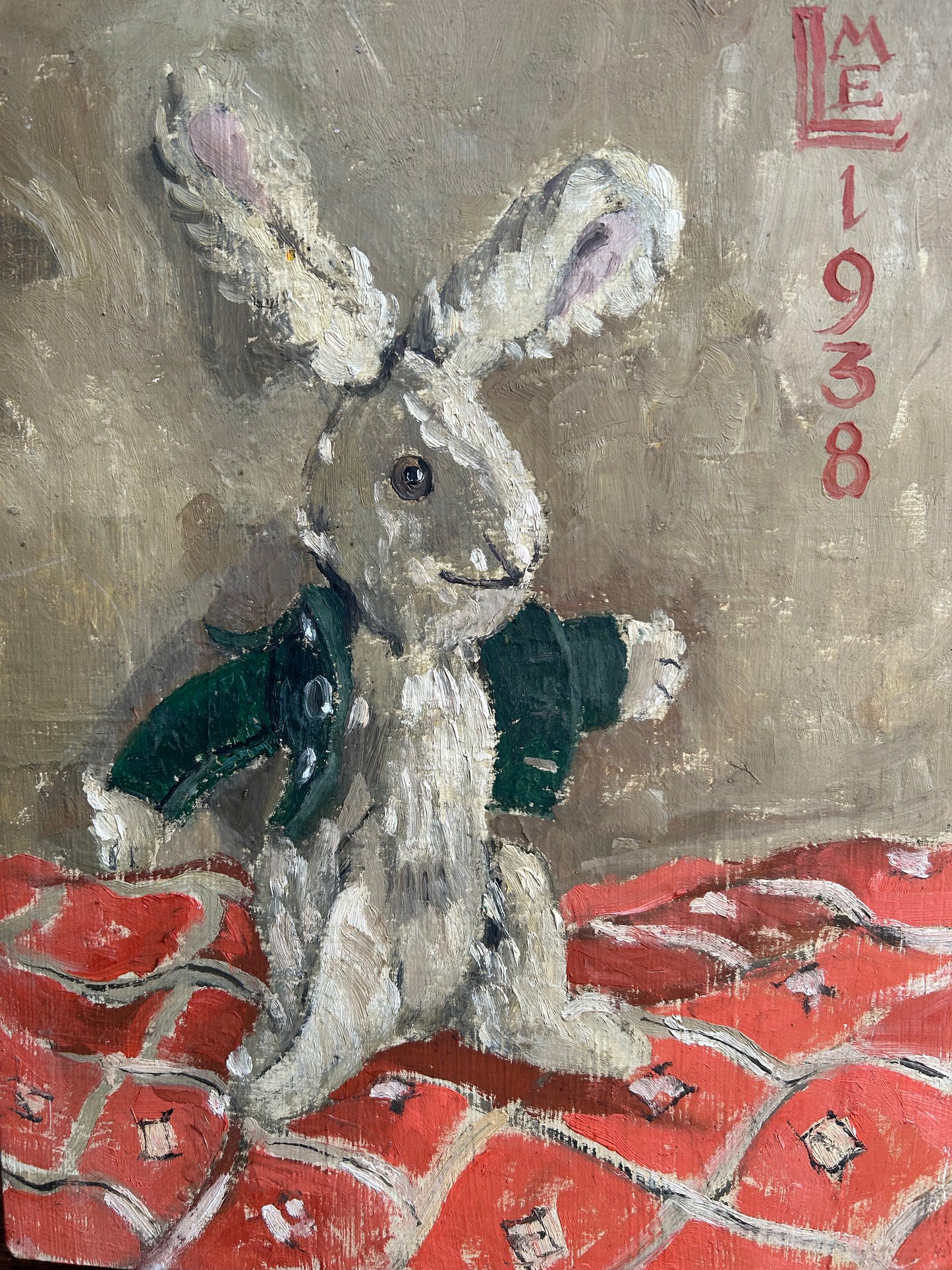 Peter Rabbit Oil on board 1938
