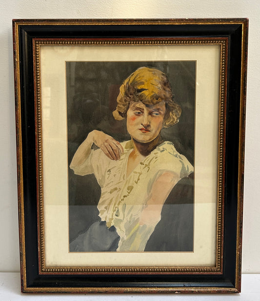 Ritratto femminile Acquerello di William Robert Hay