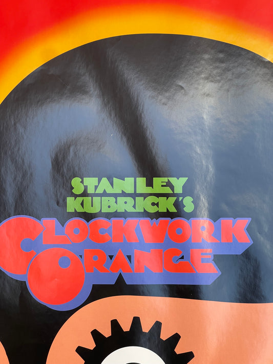 Rare Original 1971 Clockwork Orange Poster - Stanley Kubrick