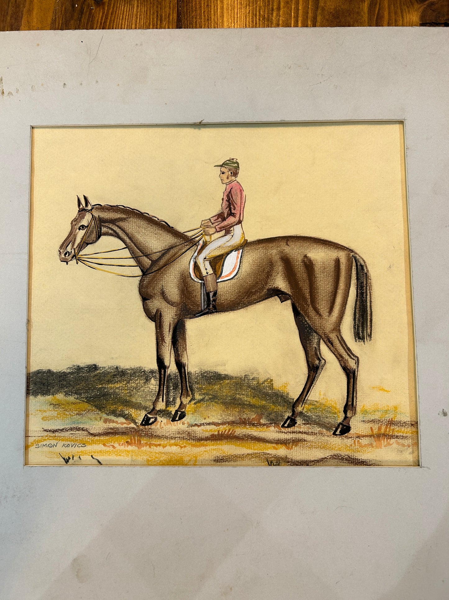 Horse and Jockey Sketch