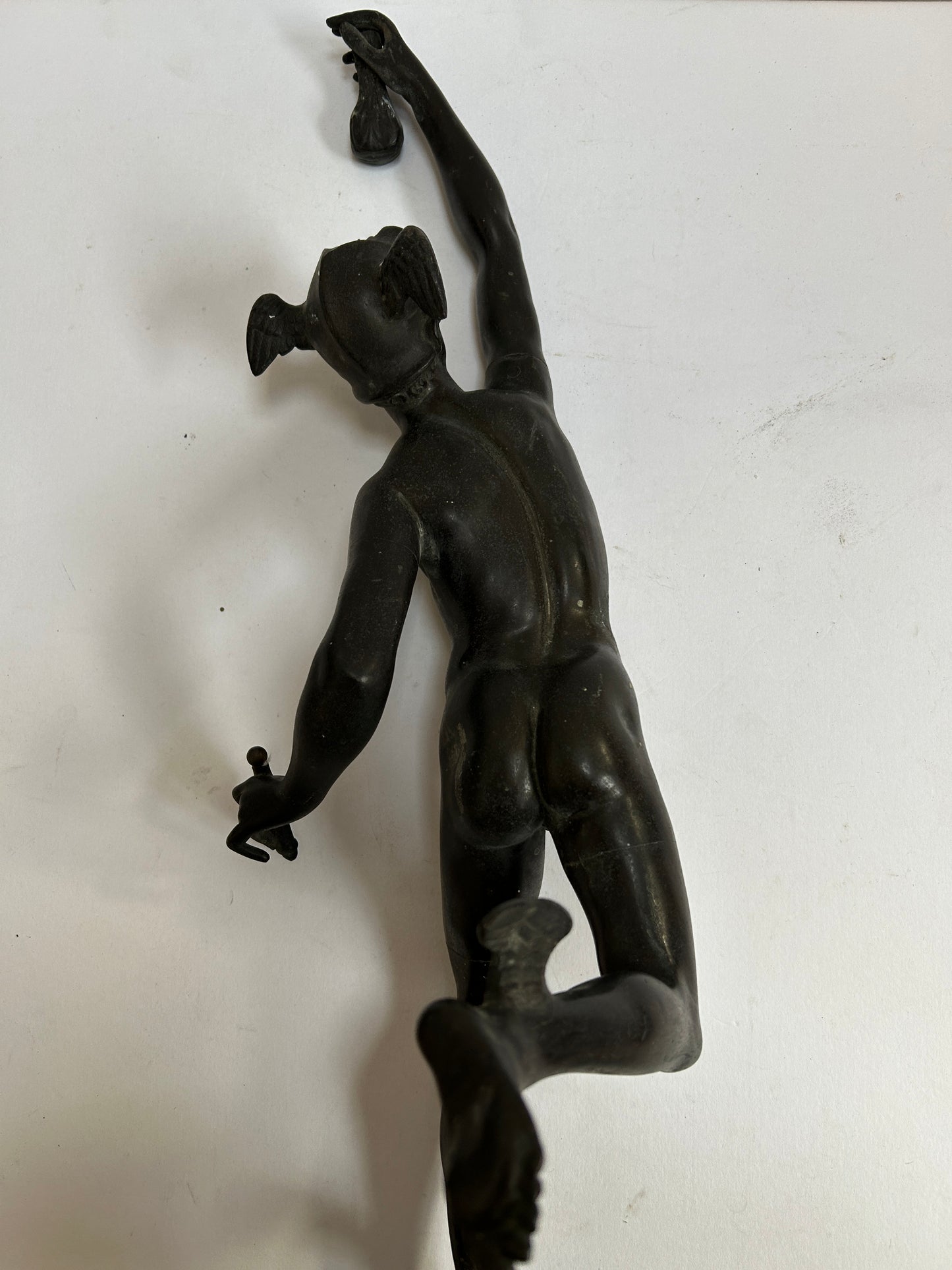 Figura continentale in bronzo di Hermes del XIX secolo