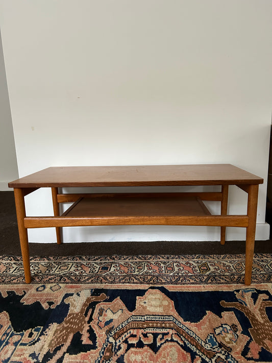 Mid Century Coffee Table Lower Shelf