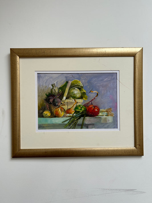 "Verdure" Olio su tela di RA Palmer