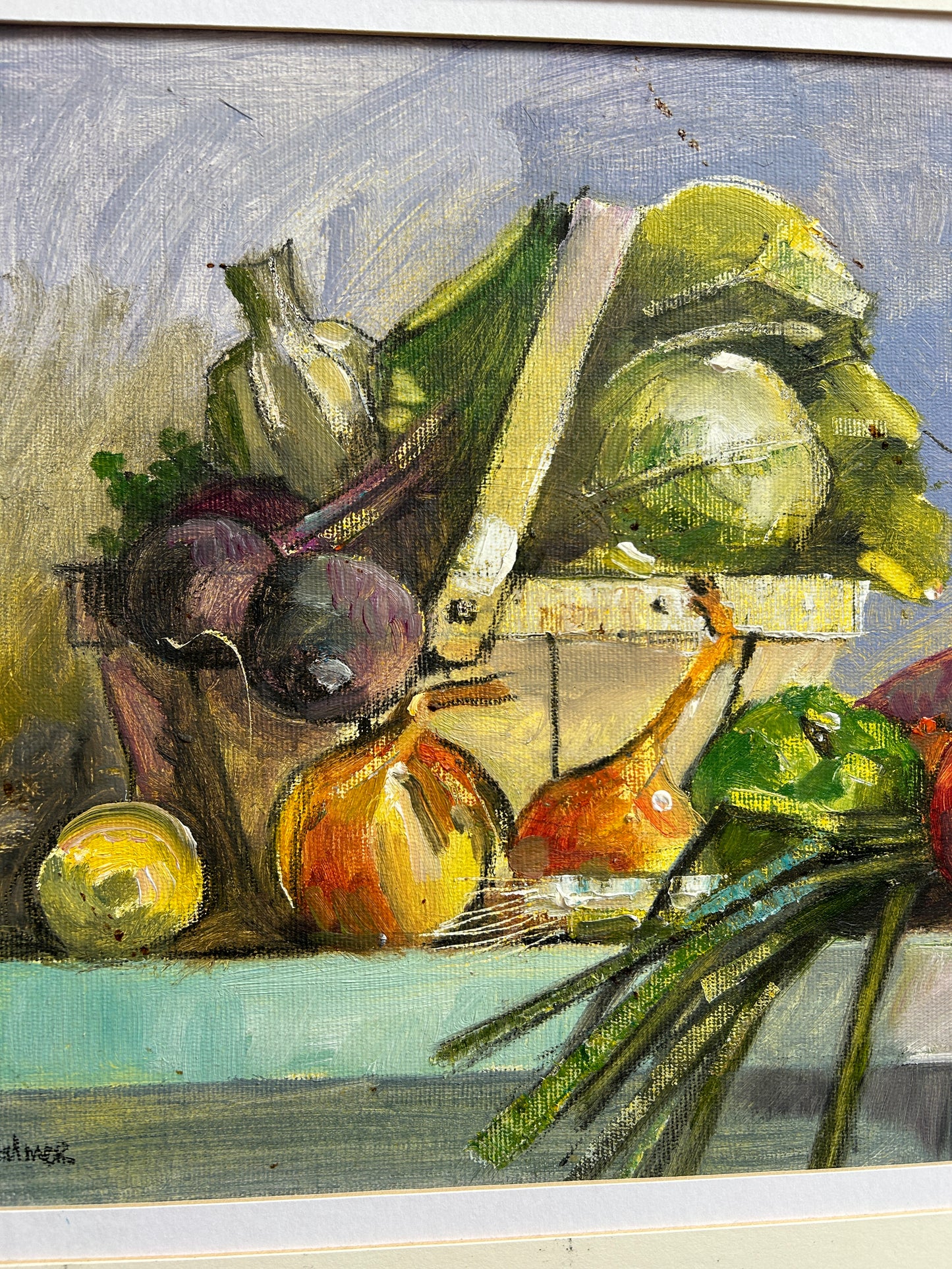 "Vegetables" Oil on Canvas by RA Palmer