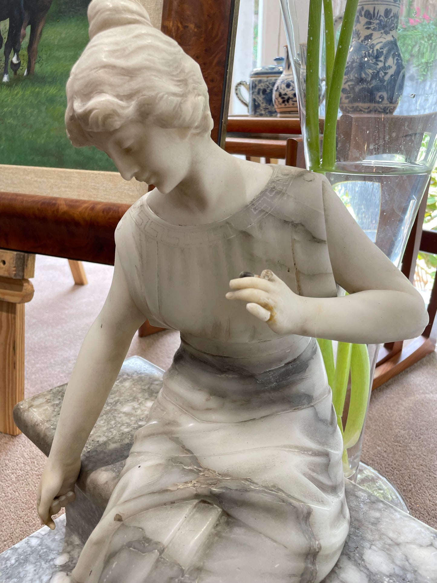Victorian Marble Lady