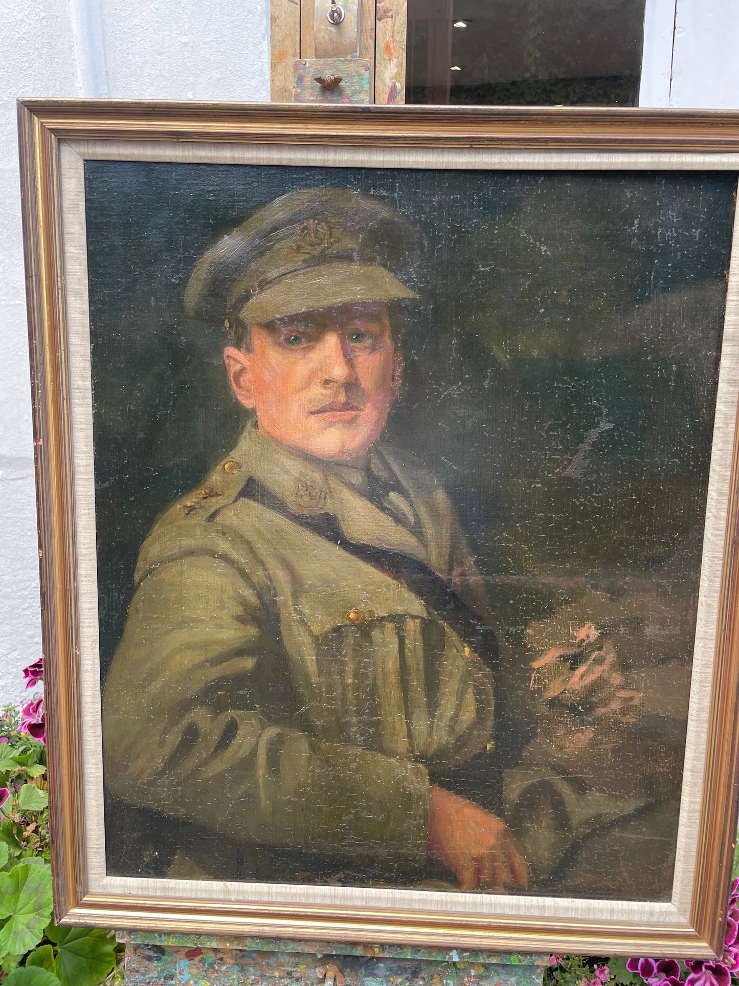 Portrait of an officer in the Middlesex Regiment C1919