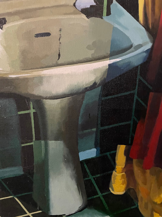 Blue Bathroom by Toby Ziegler