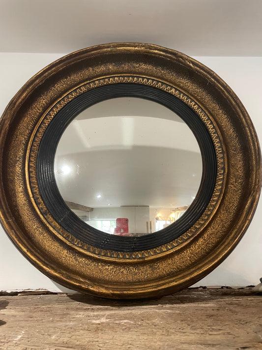 Victorian Convex Round Mirror