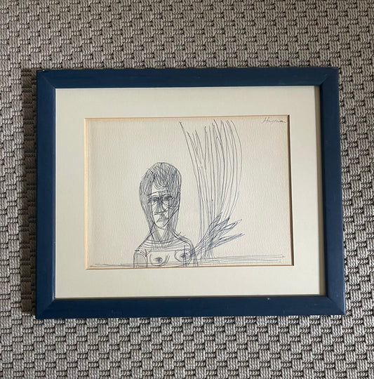 Patrick Hayman Pen and Ink Drawing