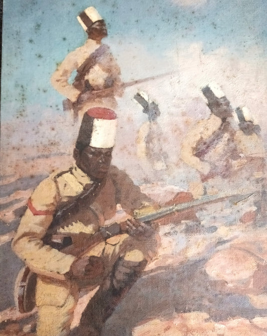 Vereker Monteith Hamilton Scottish b. 1856, African Solidiers WW1