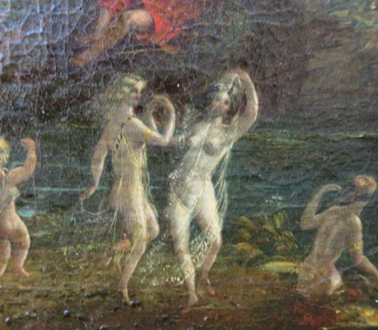 Style of John Martin (1789 - 1854) Oil Painting Milton's Paradise Lost C1825