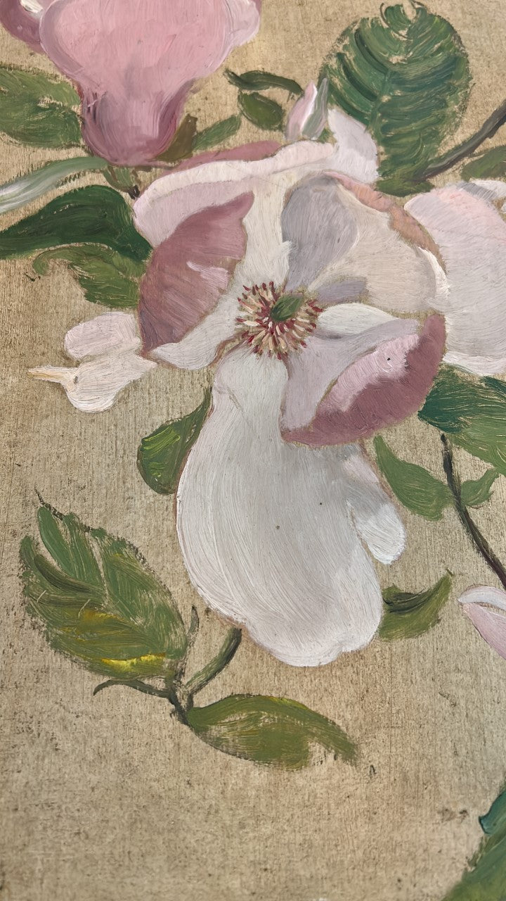 Blossom oil on board dated 1938