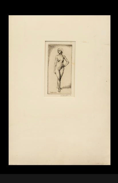 Gerard Leslie Brockhurst Britannico n. 1890 "Ursula"