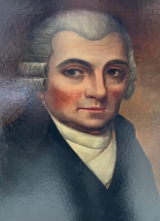 Late 18th Century Primitive Portrait of a Country Gent.